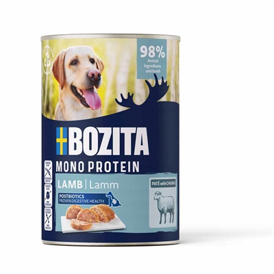 Bozita Hundepaté Mono Protein Kornfrit 98% 400g LAM